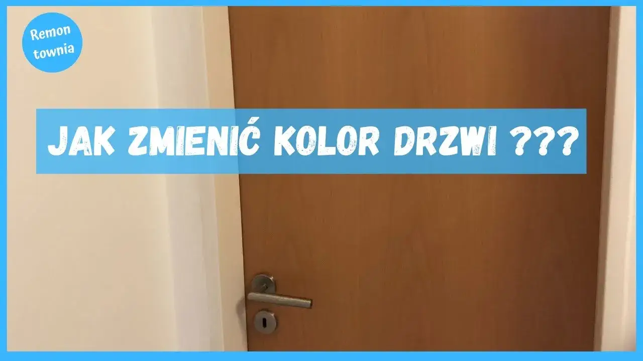 Zdjęcie Jak pomalować drzwi z okleiny, aby uniknąć odprysków i smug